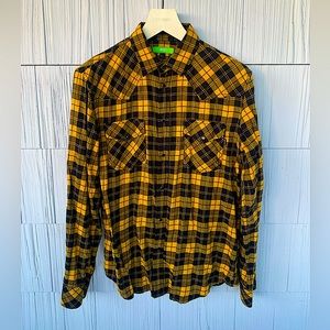 Diesel Mens Long Sleeve Button-up Shirt